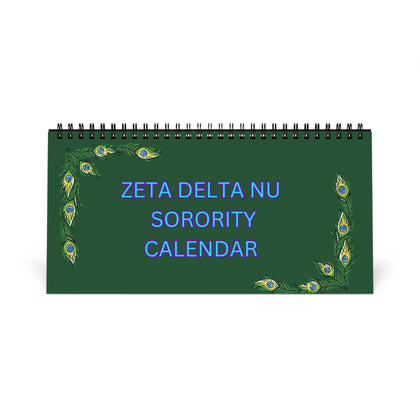 Zeta Delta Nu Desk Calendar