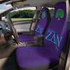 Purple Zeta Delta Nu Car Seat Covers