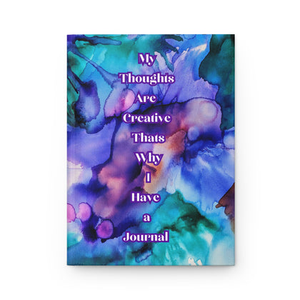 creative thoughts Hardcover Journal Matte
