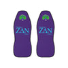 Purple Zeta Delta Nu Car Seat Covers