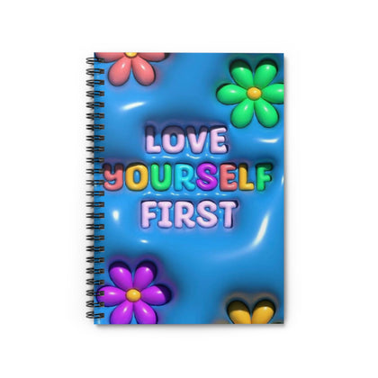 Love Yourself Spiral Notebook - Ruled Line