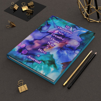 creative thoughts Hardcover Journal Matte