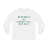 ZETA DELTA NU LONG SLEEVE SHIRT